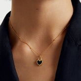Flip 18K Double-Sided Hearts Pendant